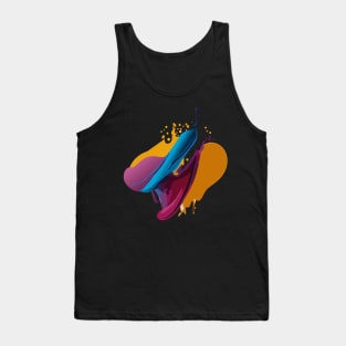 abstract fluid acrylics Tank Top